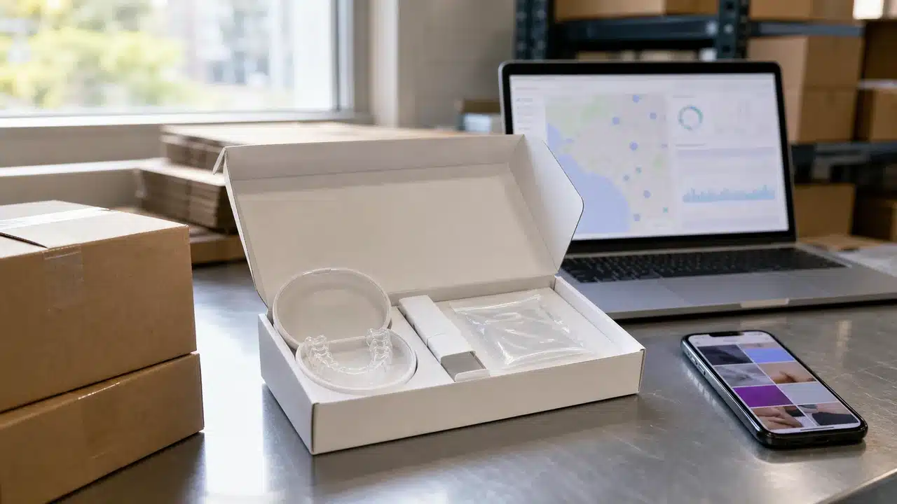 Orthodontic Product Kit With Regional E-Commerce And Social Performance Dashboards